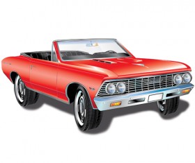 Various color of Retro cars vector 02