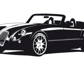 Various color of Retro cars vector 03