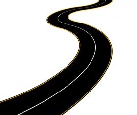 Different Winding road design vector 05