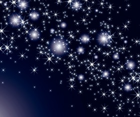 Shiny Sky with Stars design vector background 02