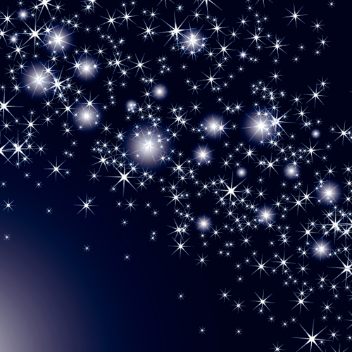 Shiny Sky with Stars design vector background 02