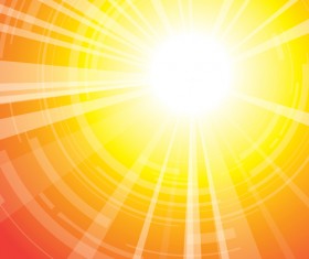 Dazzle sunshine background vector 05