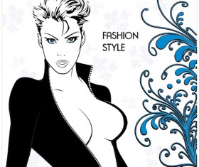 Woman sexy design elements vector 04