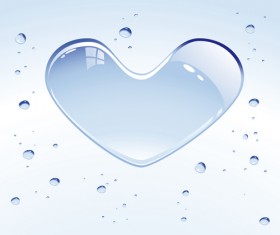 Set of Unusual Heart design elements vector 03