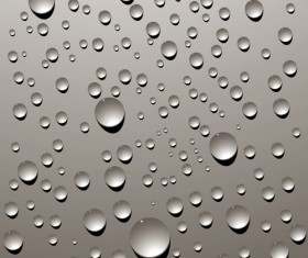 Vivid Water Drops design vector 03