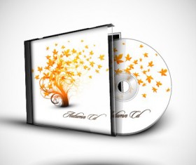 Abstract of CD Cover vector set 01