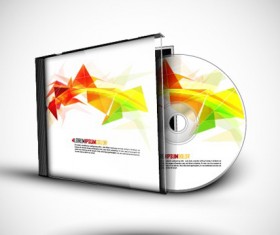 Abstract of CD Cover vector set 02