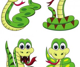 Snake 2013 Christmas design vector graphics 01