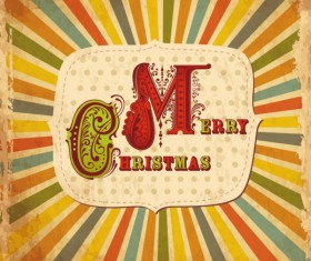 Cartoon Christmas new year cards vector 04