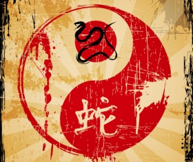 Snake 2013 garbage backgrounds vector 02