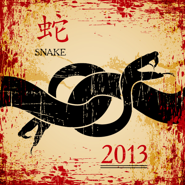 Snake 2013 garbage backgrounds vector 04