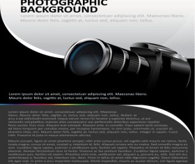 Set of Camera background vector 01