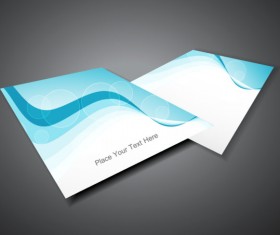 Business form cover vector material set 05