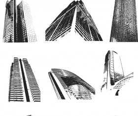 Different Sky scraper design vector graphics