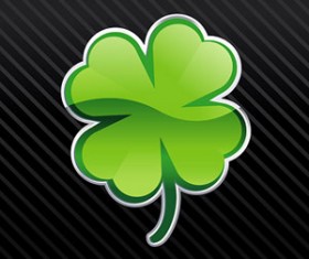 Glass texture Leaf vector