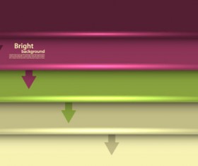 Set of Bright Level vector backgrounds 03