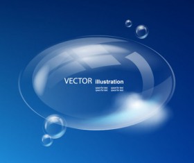 Set of Sky cloud bubbles vector backgrounds 04