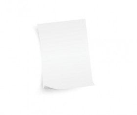 Set of Blank paper design vector material 04