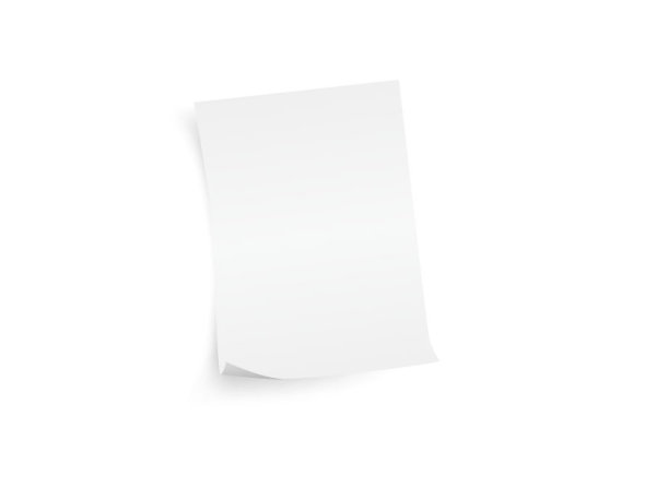 Set of Blank paper design vector material 04
