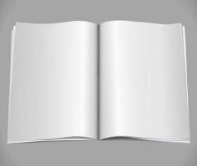 Set of Blank paper design vector material 18