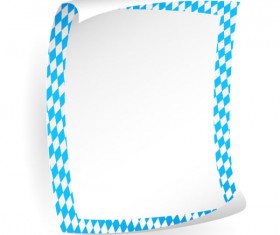 Set of Blank paper design vector material 21