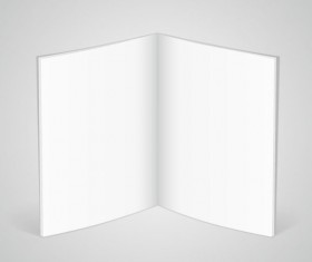 Set of Blank paper design vector material 22