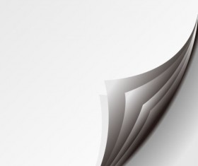 Set of Blank paper design vector material 25