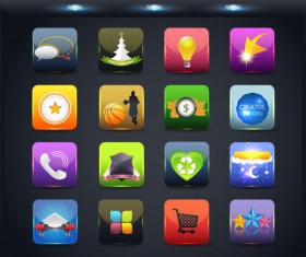 Creative Mobile application icon set 04