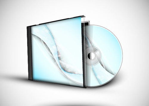 Abstract of CD Cover vector set 03