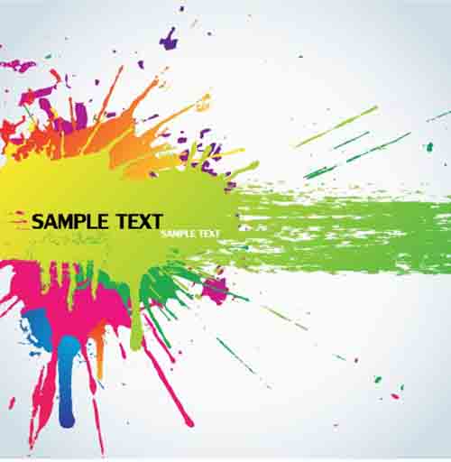 Different colors of rainbow backgrounds vector 03