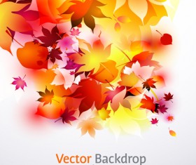 Autumn theme backgrounds art vector 05