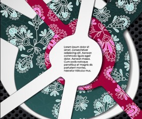  Set of Autumn multi layered background vector 02