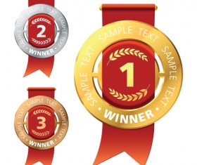 Different Award design elements vector 02