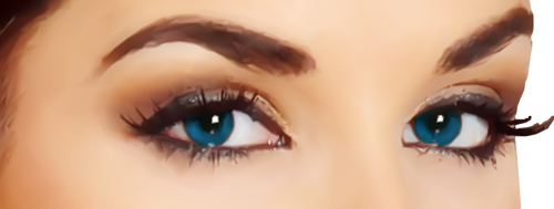 Beautiful Eyes Vector graphic 03
