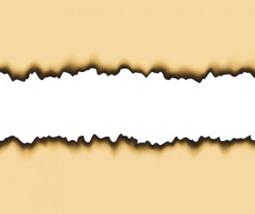 Set of Burning paper backgrounds vector 02