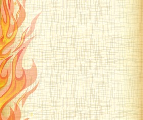 Set of Burning paper vector art 01