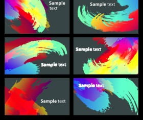 Abstract style Business Card Art vector 01