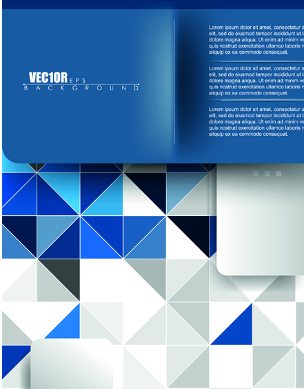 Creative Business brochure covers vector graphic 03