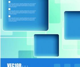 Creative Business brochure covers vector graphic 04
