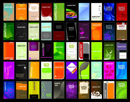 Best Business Cards vector material Collection 01