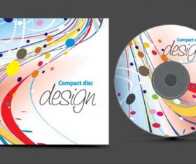 Abstract of CD Cover vector set 10
