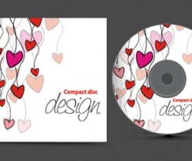 Set of Creative CD cover design vector graphics 02