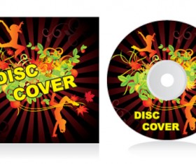 Set of Creative CD cover design vector graphics 03