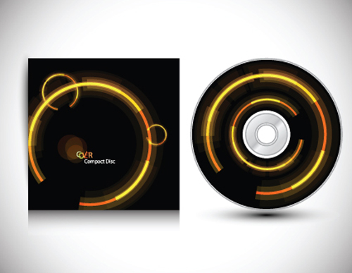 Christmas CD Cover Template Set of creative cd cover design vector graphics 04 free download