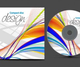 Abstract of CD Cover vector set 09