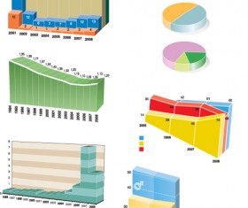 Vector Infographics And Chart Set 03 Free Download