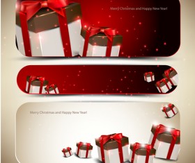 Christmas Gifts elements art vector graphic 01