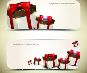 Christmas Gifts elements art vector graphic 02