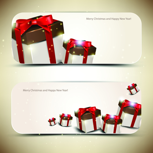 Christmas Gifts elements art vector graphic 02