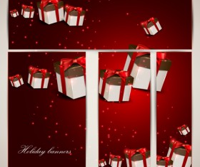 Christmas Gifts elements art vector graphic 03